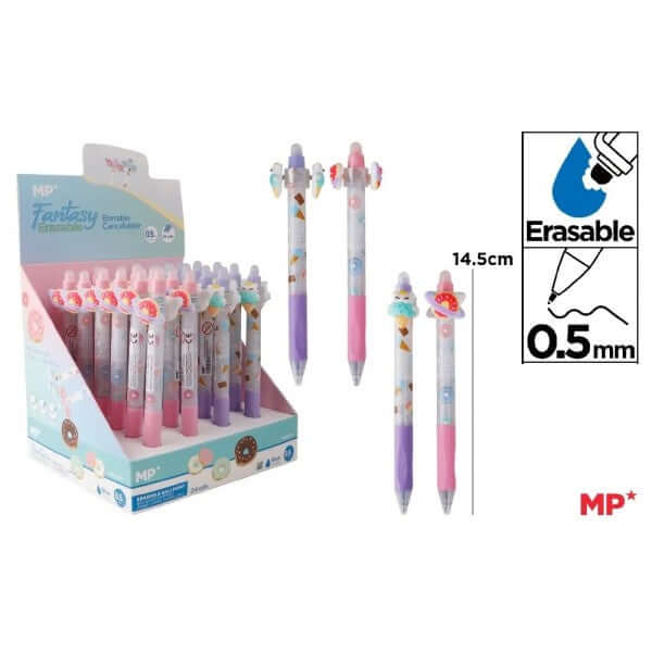 Pix cu mecanism cu rescriere, vf 0.5 mm, design fantasy Pix cu mecanism cu rescriere, vf 0.5 mm, design fantasy